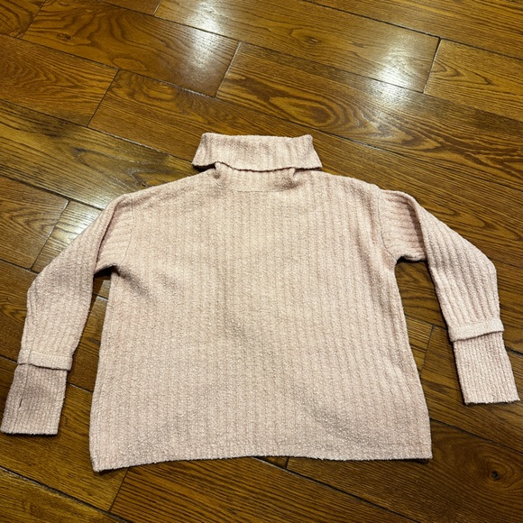 UpWest Soft Blush Turtleneck Sweater - Picture 3 of 9
